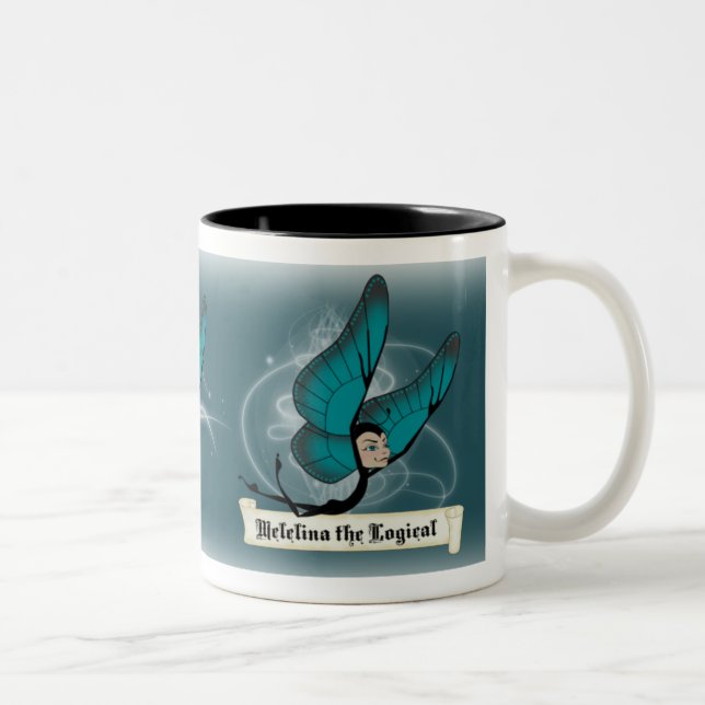 Tasse 2 Couleurs Melelina le logique (Droit)