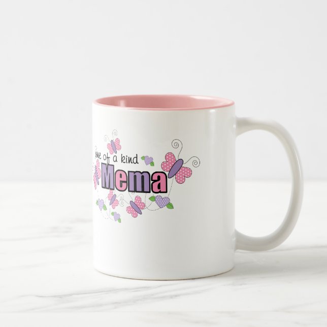 Tasse 2 Couleurs Mema Unique (Droit)