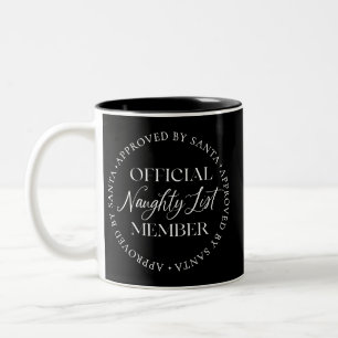 Tasse 2 Couleurs Membre De La Liste Des Méchants Approuvé Par Père 
