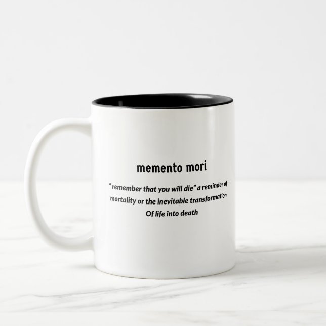 Tasse 2 Couleurs Méménite Mori (Gauche)