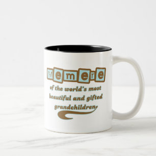 Tasse 2 Couleurs Memere des petits-enfants doués