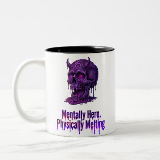 Tasse 2 Couleurs Mentalement Présente, Physiquement en Fusion – Crâ