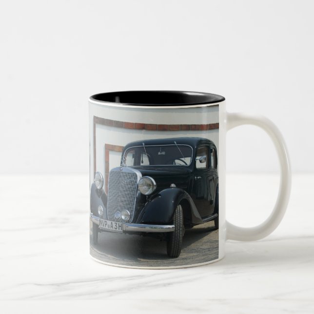 Tasse 2 Couleurs Mercedes antique 3 (Droit)
