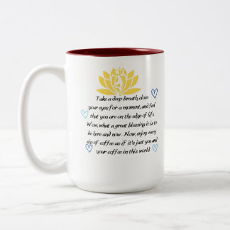 Tasse 2 Couleurs merci beaucoup d'affirmations