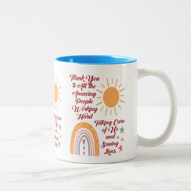 Tasse 2 Couleurs Merci Extraordinaire (Droit)