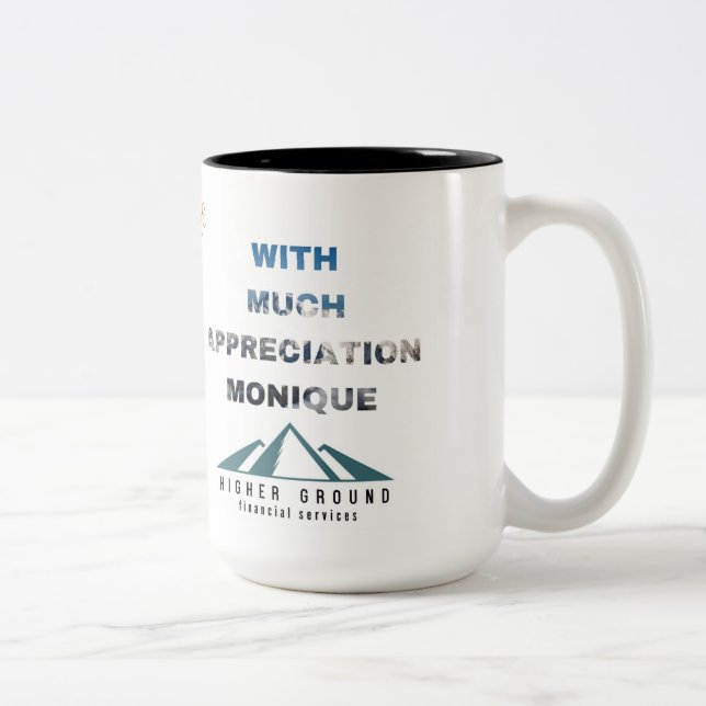 Tasse 2 Couleurs Merci Janine (Droit)