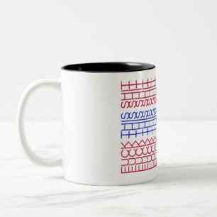 Tasse 2 Couleurs Merde, Ce Message Caché Est Drôle, Café Blanc Amus