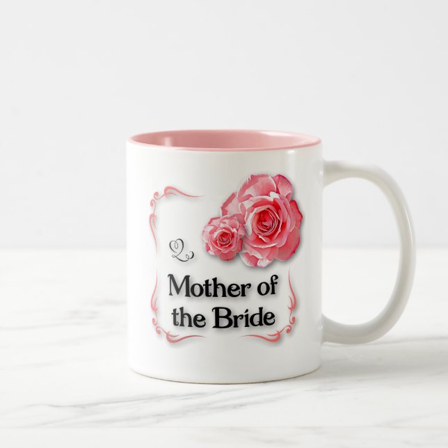 Tasse 2 Couleurs Mère de la mariée (Droit)