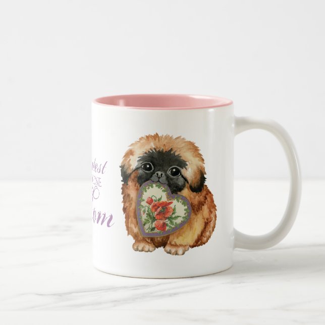 Tasse 2 Couleurs Mère du Coeur de Pékin (Droit)