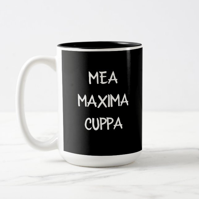 Tasse 2 Couleurs Mère latine catholique traditionnelle Maxima    Cu (Gauche)