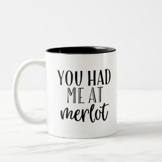 Tasse 2 Couleurs Merveilleux Que Tu M'Aies Eu À Merlot