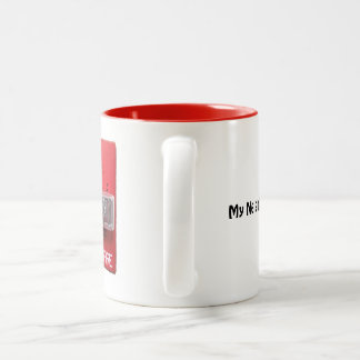 Tasse 2 Couleurs Mes voisins m'aiment beaucoup