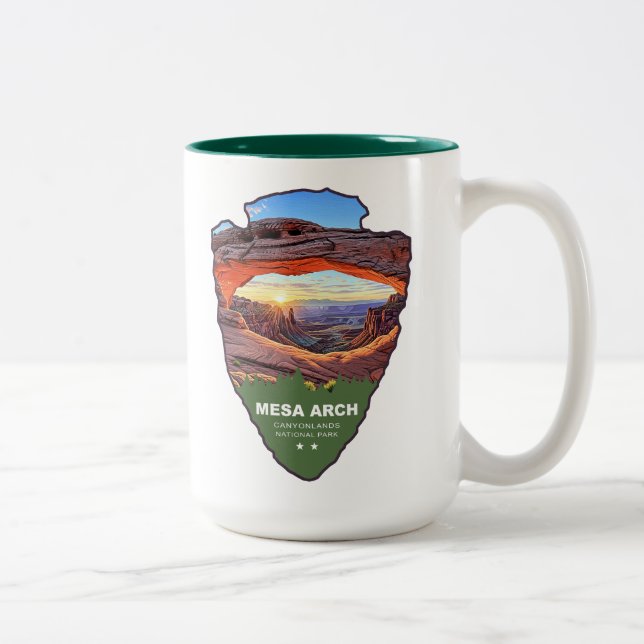Tasse 2 Couleurs Mesa Arch Canyonlands National Park Arrowhead (Droit)