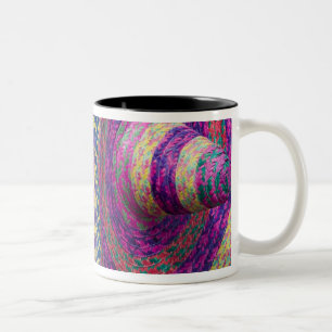 Tasse 2 Couleurs Mexique, Yucatan, Merida, tissé traditionnel