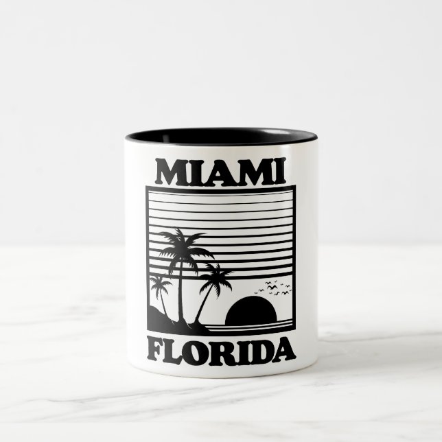 Tasse 2 Couleurs Miami, Floride (Centre)