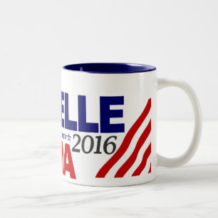 Tasse 2 Couleurs Michelle Obama pour le président 2016