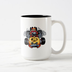 Tasse 2 Couleurs Mickey et les Pilotes de la Route Mickey