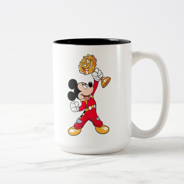 Tasse 2 Couleurs Mickey et les Roadster Racers | Mickey & Trophée (Droit)