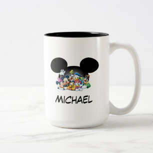 Tasse 2 Couleurs Mickey & Friends   Groupe dans Mickey Ears