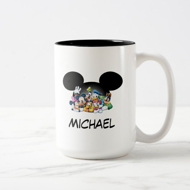 Tasse 2 Couleurs Mickey & Friends | Groupe dans Mickey Ears (Droit)