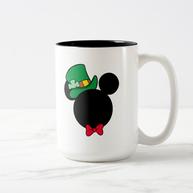 Tasse 2 Couleurs Mickey | Icône Saint Patrick's Day (Droit)