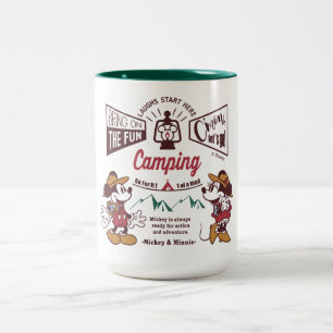 Tasse 2 Couleurs Mickey & Minnie Allez, on y va !