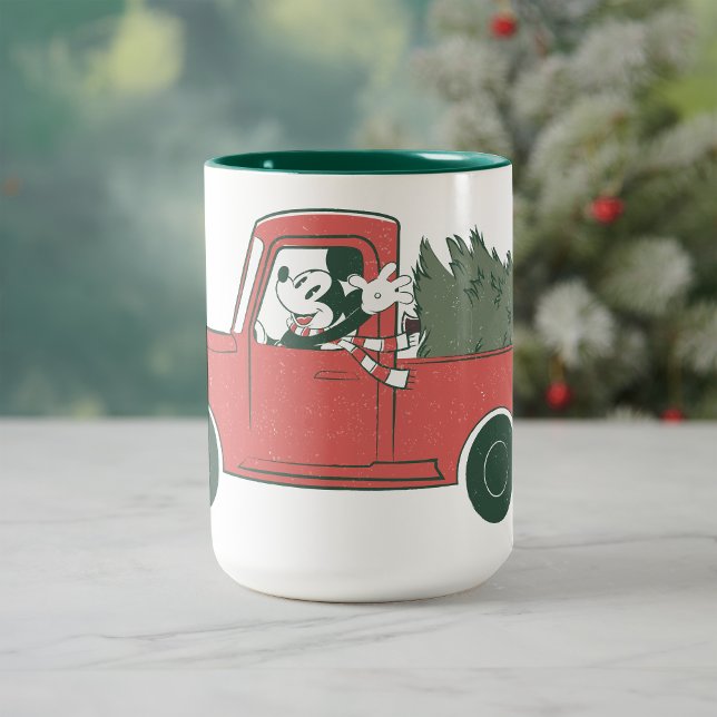 Tasse 2 Couleurs Mickey Mouse | Accueil pour Noël (Créateur téléchargé)