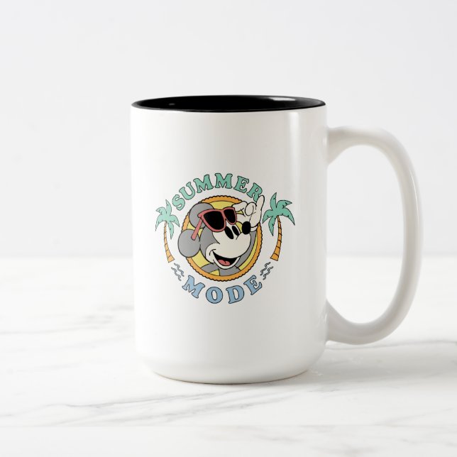 Tasse 2 Couleurs Mickey Mouse | Mode été tropical (Droit)
