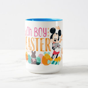 Tasse 2 Couleurs Mickey Mouse Oh Boy, Pâques