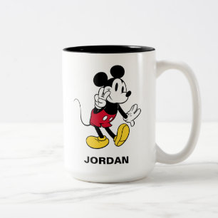 Tasse 2 Couleurs Mickey Mouse Paix dehors