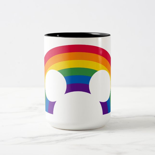 Tasse 2 Couleurs Mickey Rainbow Cutout (Centre)