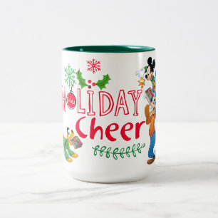 Tasse 2 Couleurs Mickey répand la joie des fêtes