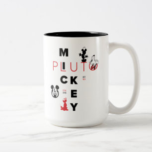 Tasse 2 Couleurs Mickey & ses amis Mickey et Pluto meilleurs amis