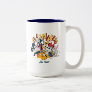 Tasse 2 Couleurs Mickey & ses amis Toujours le meilleur