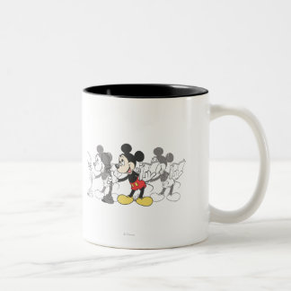 Tasse 2 Couleurs Mickey Vintage