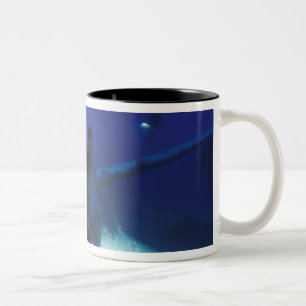 Tasse 2 Couleurs Micronésie, Palaos, Site du patrimoine mondial. Pl