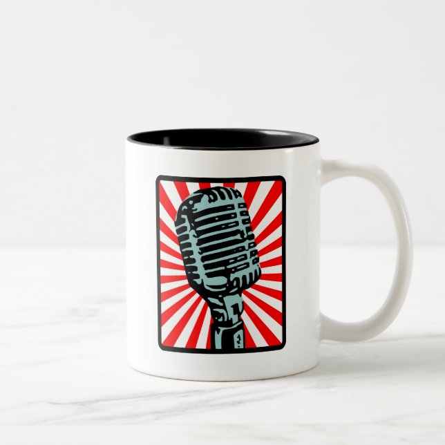 Tasse 2 Couleurs Microphone de cru de Shure 55S (Droit)