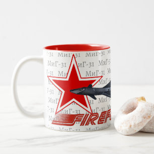TASSE 2 COULEURS MIG 31 FIREFOX