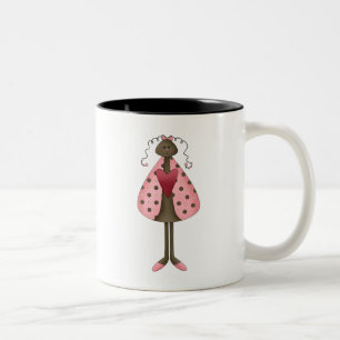 Tasse 2 Couleurs Mignon comme insecte · Poupée de coccinelle