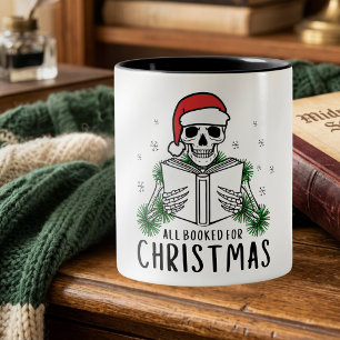 Tasse 2 Couleurs Mignon Tout Réservé Pour Noël Amateur De Livres