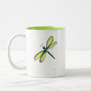 Tasse 2 Couleurs Mignonne libellule