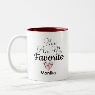 Tasse 2 Couleurs Mignonne Tu Es Ma Main Favorite En Lettrant Les Co