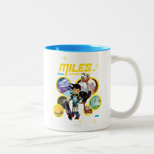 Tasse 2 Couleurs Miles Superstellar & MERC Robotic Sidekick (Droit)
