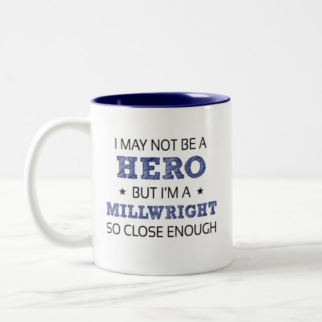 Tasse 2 Couleurs Millwright Humour nouveauté (Gauche)