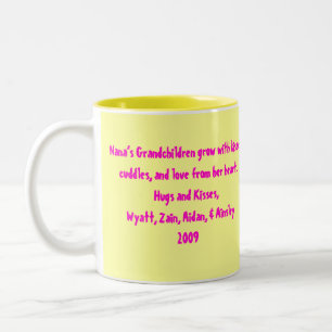 Tasse 2 Couleurs Mimi, les petits-enfants de Nana se développent