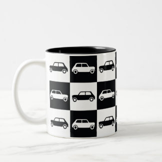 Tasse 2 Couleurs Mini Cooper en carton noir