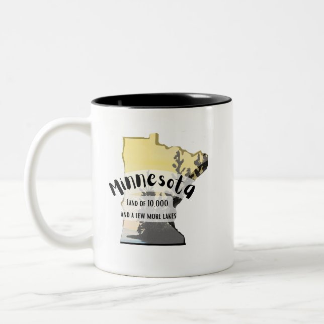 Tasse 2 Couleurs Minnesota, Terre des 10.000 Lacs... | (Gauche)
