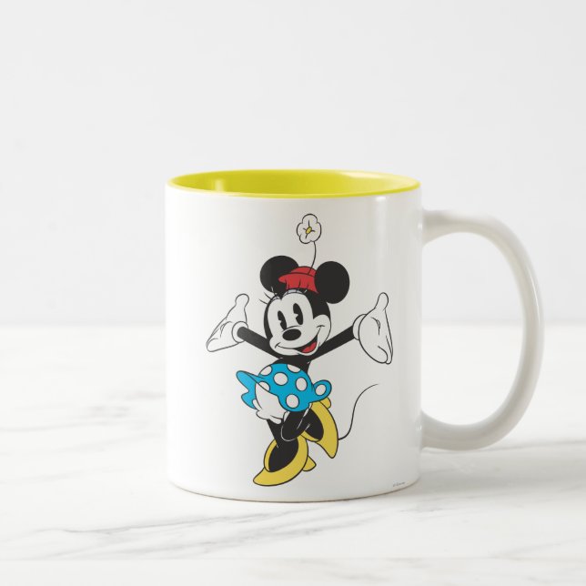 Tasse 2 Couleurs Minnie classique | Excité (Droit)