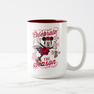 Tasse 2 Couleurs Minnie Mouse   Célébrer La Saison