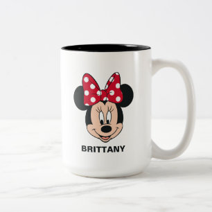 Tasse 2 Couleurs Minnie Mouse   Logo de la tête